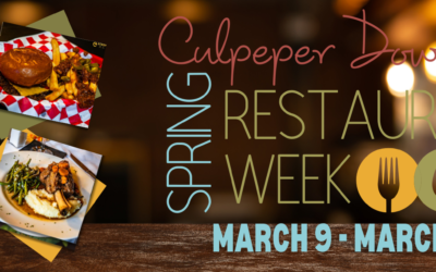 Discover Downtown Flavors During Culpeper Restaurant Week
