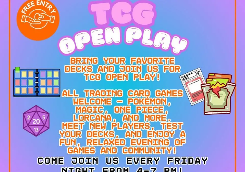 TCG Open Play Friday Nights @Collector’s Den