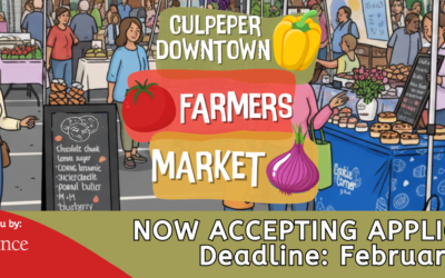 Applications Now Open for the 2026 Culpeper Downtown Farmers Market
