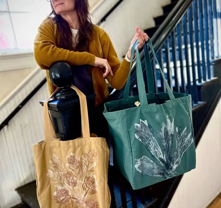 Botanical Monoprint Tote Workshop