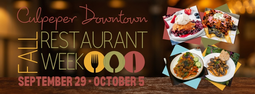 2025 Fall Restaurant Week Facebook Header