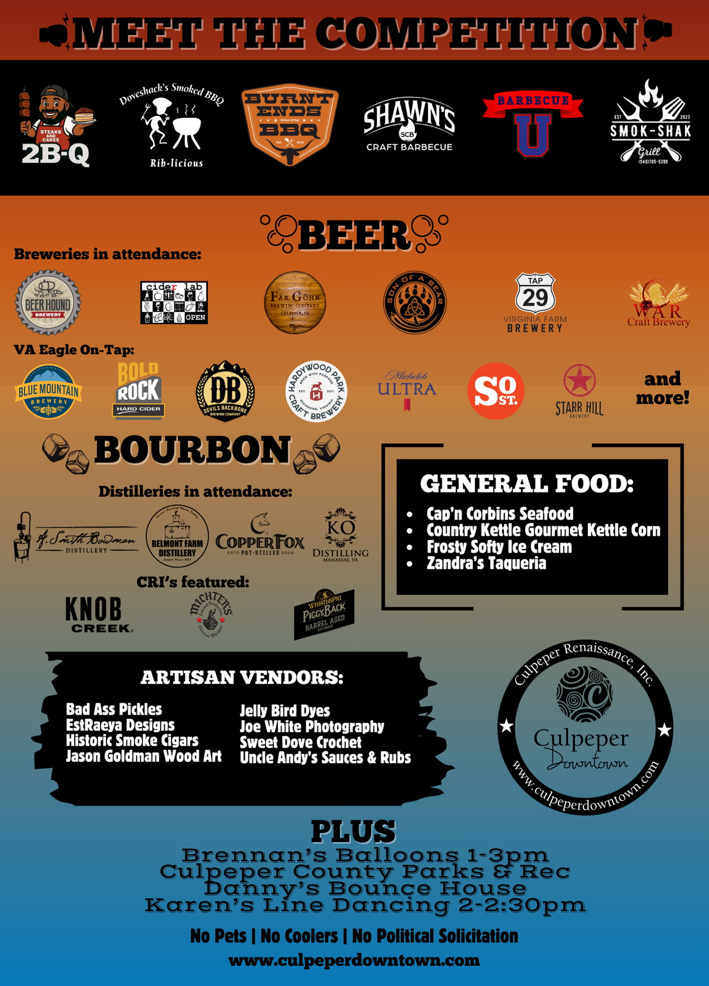 2025 Hop N Hog Postcard Back