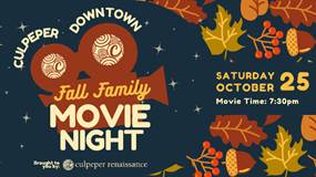 Culpeper Downtown’s Fall Family Movie Night!